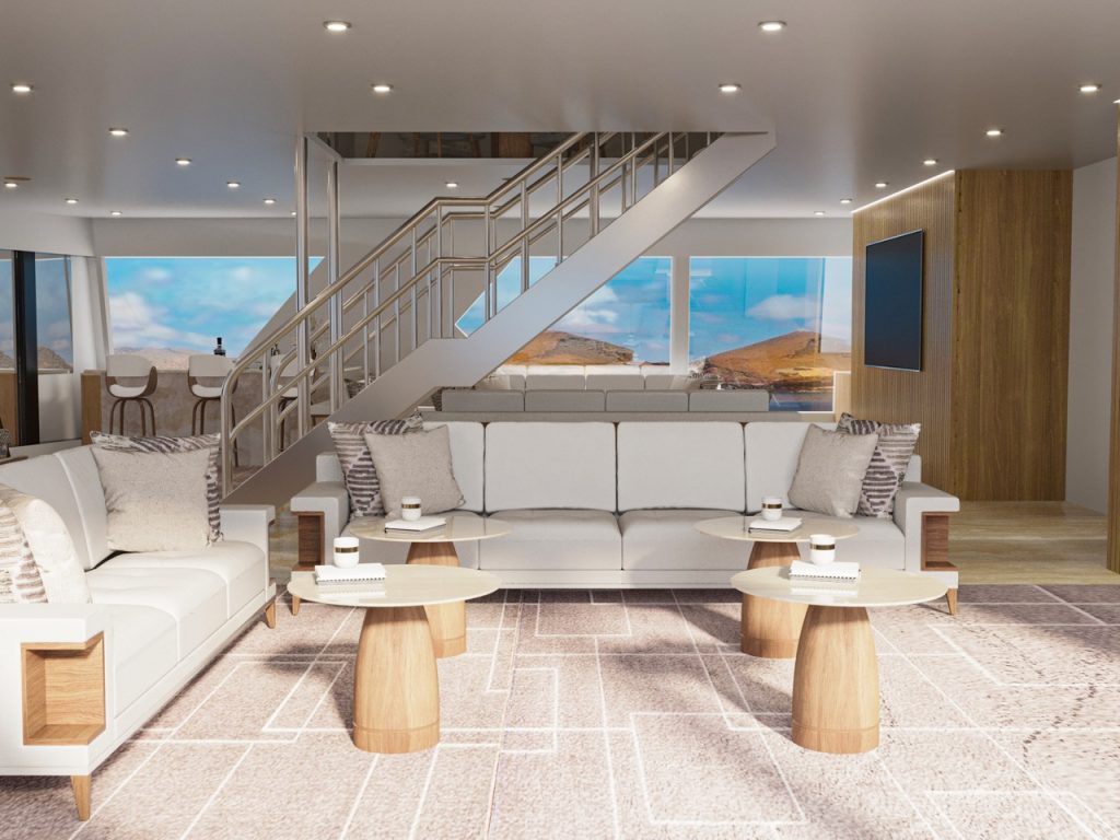 Hermes Galapagos Mega Catamaran Main Salon 