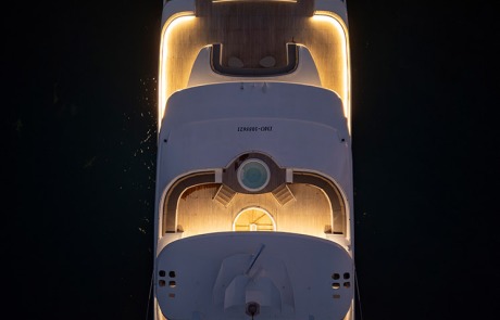 Hermes Superyach Panoramic Nigth View
