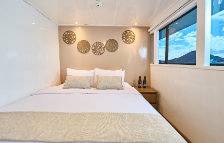 Matrimonial Cabin on the Upper Deck of the Monserrat Yacht.